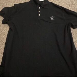 Polo by Ralph Lauren Black Polo Shirt Classic Design